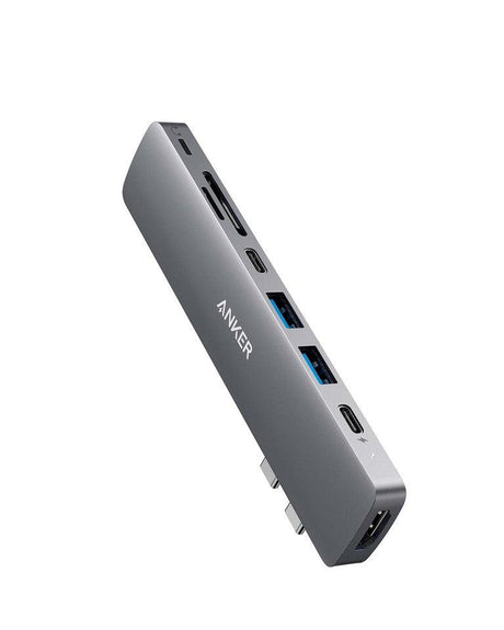 ANKER 8 ports | USB Type C host | 40000 Mbit|s | Thunderbolt 3 USB C Port | 4K HDMI Port | USB C and USB A 3.0 Data Ports | SD and microSD Card Reader | Lightning Audio Port (A83810A1)