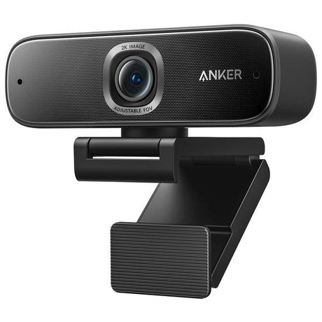 ANKER AI-Powered | 2K Webcam | 78° | 90° | 115° | Dual Mic (A3362011)