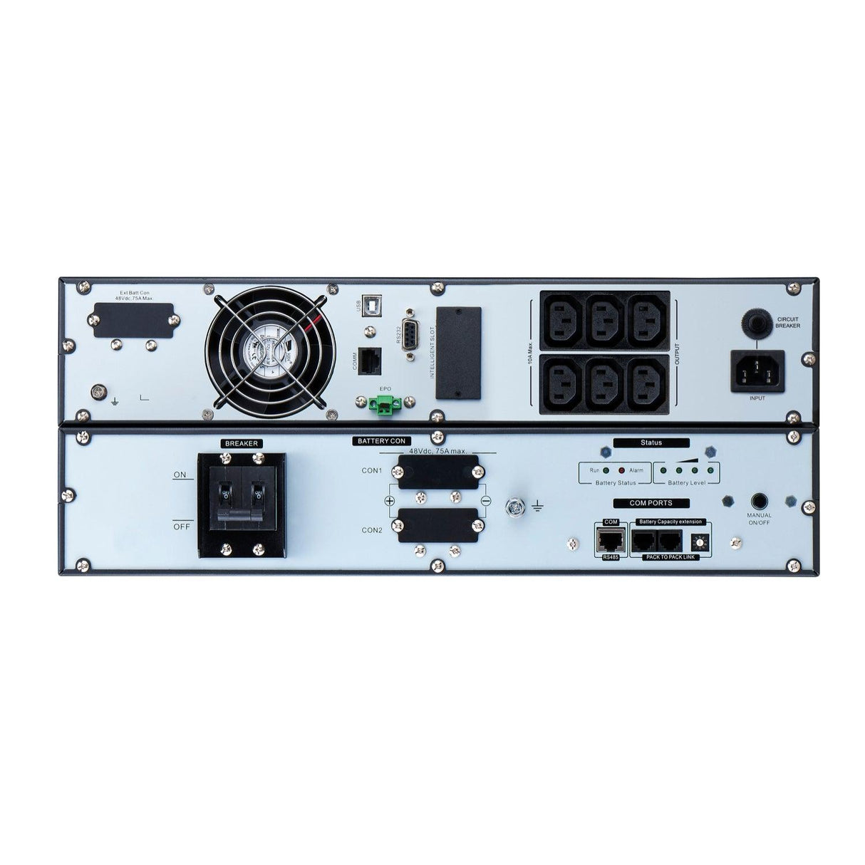 APC 1000 VA | 900 W | 6 IEC 60320 C13 | IEC 60320 C14 | 4U | 50 dBA | IP20 (SRVL1KRILRK)