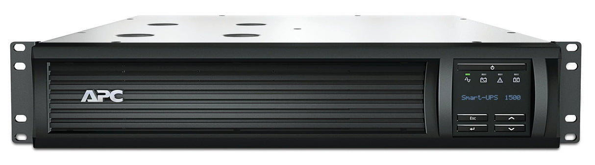 APC 1000 W | 1.5 kVA | 230V | 50|60Hz | 2x IEC Jumpers | 4x IEC 320 C13 | RJ-45 | SmartSlot | USB | 2U | 432x477x86 mm (SMT1500RMI2UC)