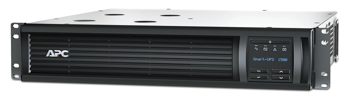 APC 1000 W | 1.5 kVA | 230V | 50|60Hz | 2x IEC Jumpers | 4x IEC 320 C13 | RJ-45 | SmartSlot | USB | 2U | 432x477x86 mm (SMT1500RMI2UC)