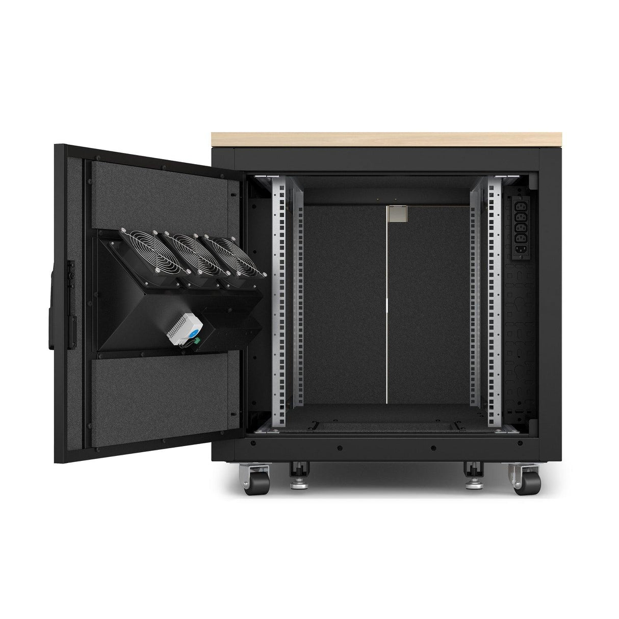 APC 12U | 840kg Capacity | Black|Maple (AR4012A)