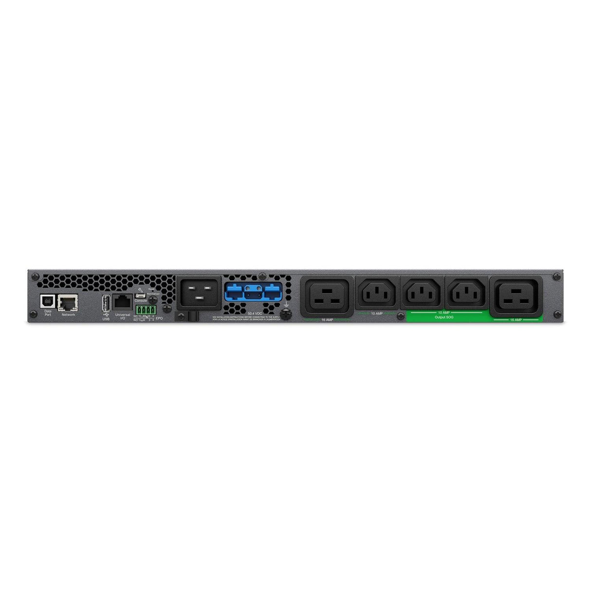 APC 230 V AC | 2200 W | 2200 VA | BS1363A | 3 x IEC 320 C13 | 1U | 336 VAh Li-Ion | 15.9 kg (SRTL2K2RM1UINC)