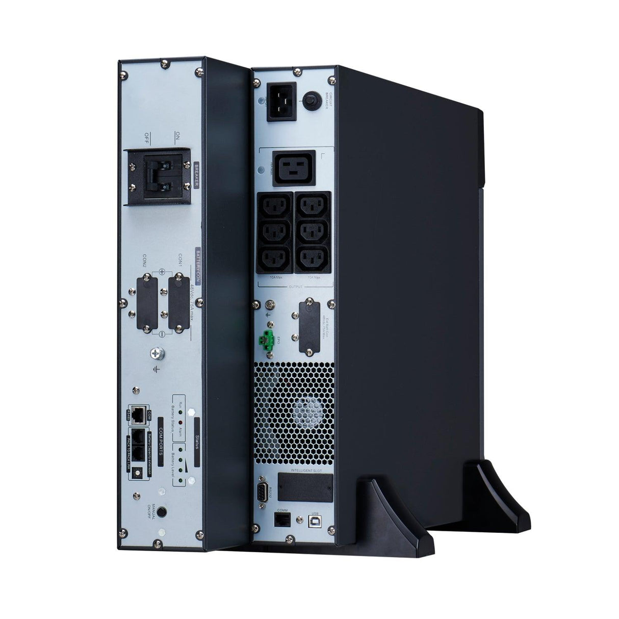 APC 3000 VA | 3700 W | 4U | 6 IEC 60320 C13 | IEC 60320 C19 | IEC 60320 C20 | 50 dBA | IP20 (SRVL3KRILRK)