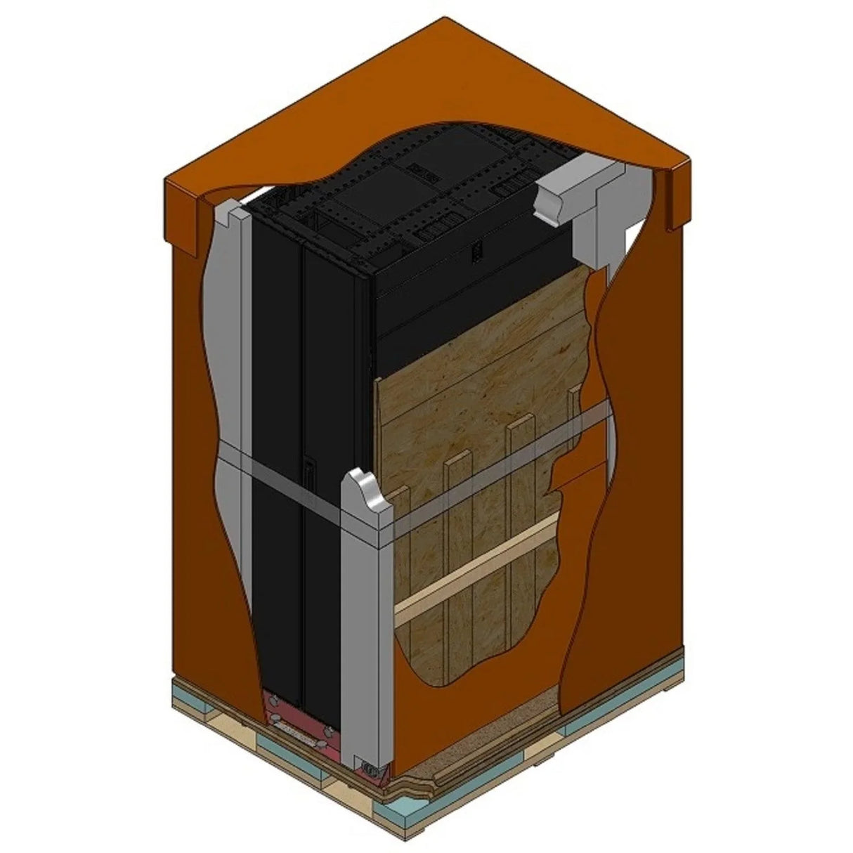 APC 42U | 600mm (W) x 1070mm (D) | Black | Shock Packaging (AR3100SP)