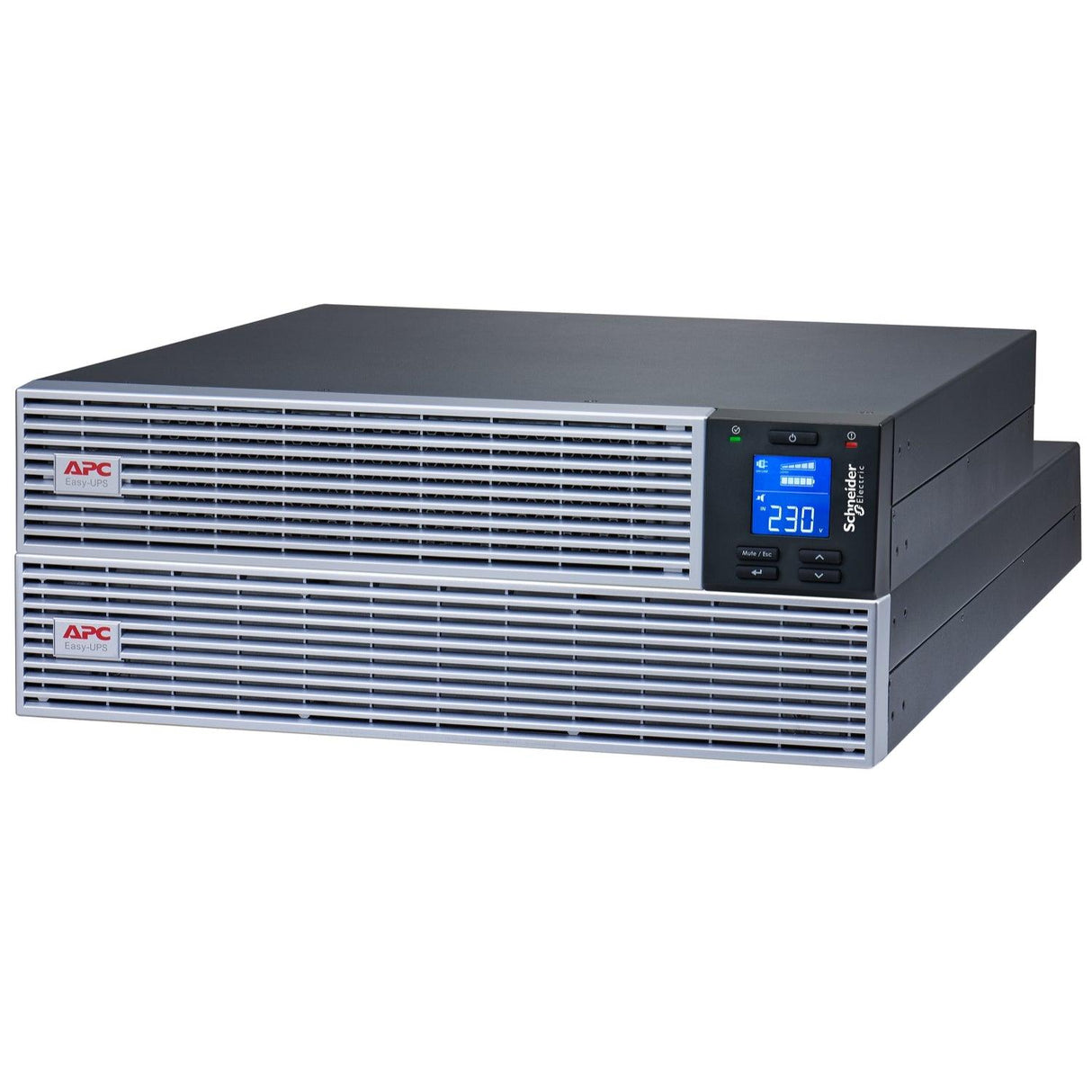APC APC Easy UPS On-Line | 2000VA | Lithium-ion | Rack|Tower 4U | 230V | 6 IEC C13 outlets | Intelligent Card Slot | Extended runtime | W| rail kit (SRVL2KRILRK)