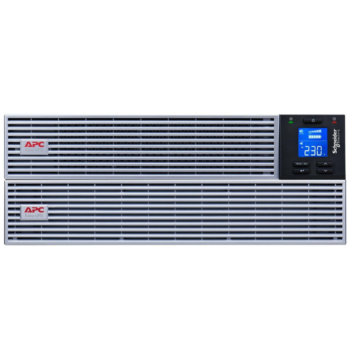 APC APC Easy UPS On-Line | 2000VA | Lithium-ion | Rack|Tower 4U | 230V | 6 IEC C13 outlets | Intelligent Card Slot | Extended runtime | W| rail kit (SRVL2KRILRK)