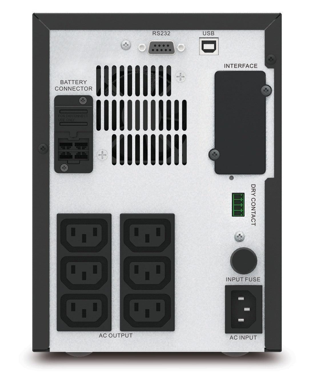 APC APC Easy UPS SMV uninterruptible power supply (UPS) Line-Interactive 0.75 kVA 525 W 6 AC outlet(s) (SMV750CAI)