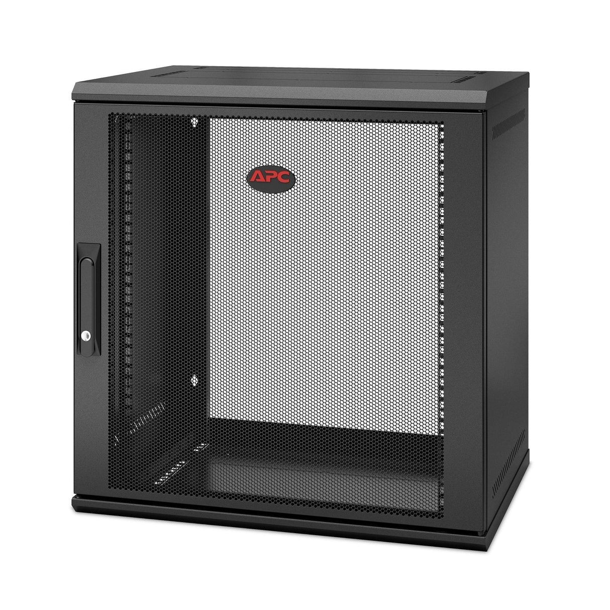 APC APC NetShelter WX 12U Single Hinged Wall-mount Enclosure 400mm Deep Wall mounted rack Black (AR112SH4)
