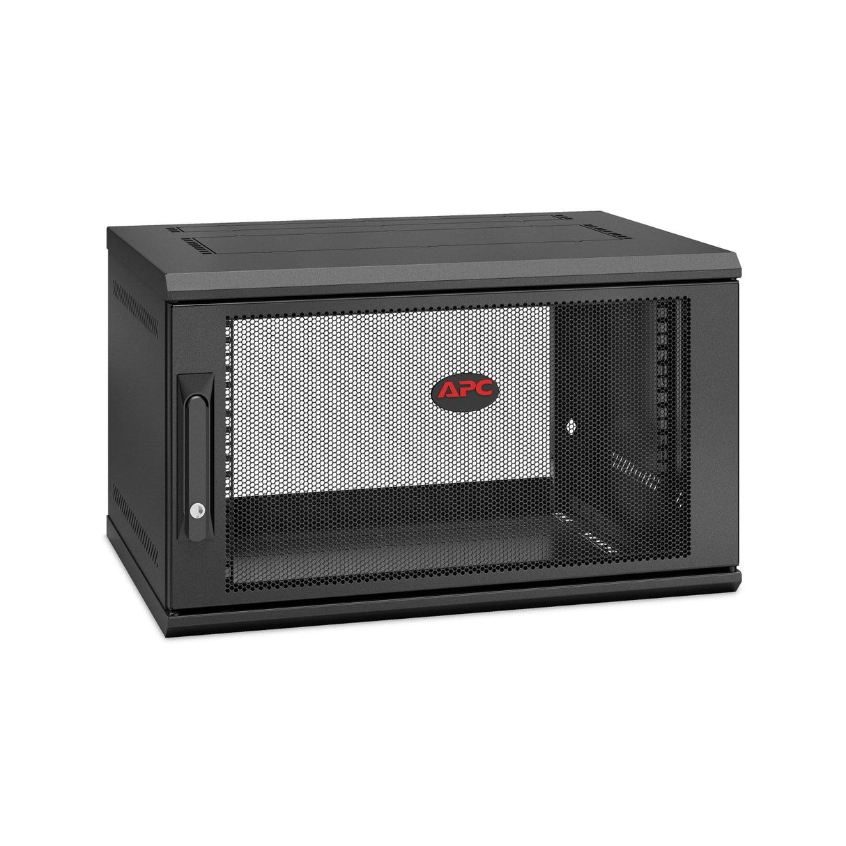APC APC NetShelter WX 6U Single Hinged Wall-mount Enclosure 400mm Deep Wall mounted rack Black (AR106SH4)