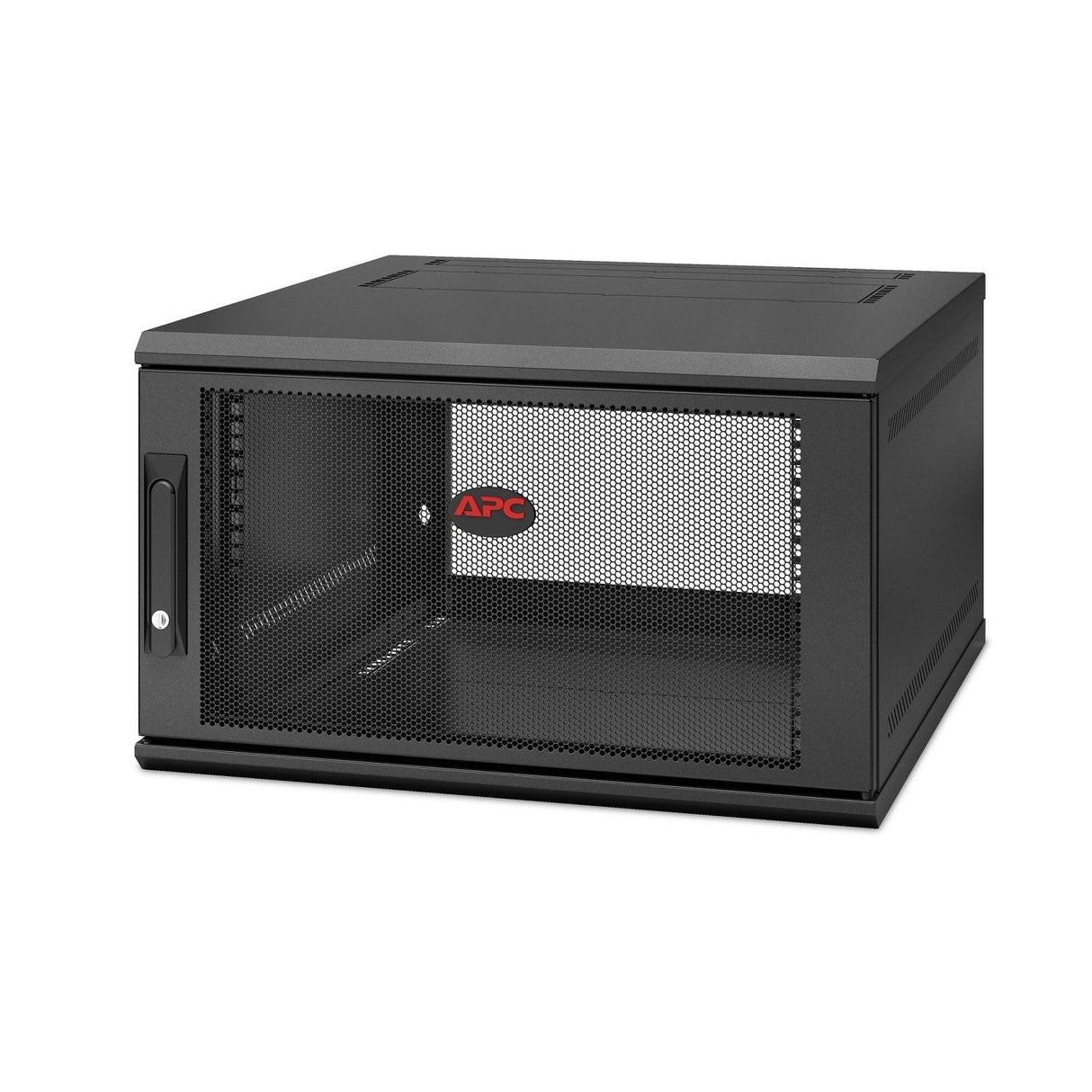 APC APC NetShelter WX 6U Single Hinged Wall-mount Enclosure 600mm Deep Wall mounted rack Black (AR106SH6)
