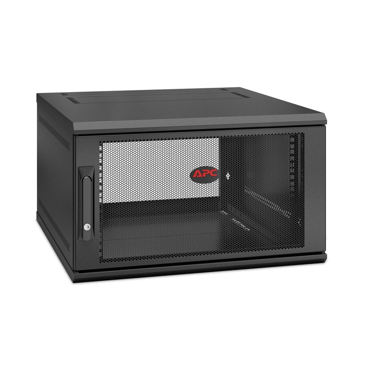APC APC NetShelter WX 6U Single Hinged Wall-mount Enclosure 600mm Deep Wall mounted rack Black (AR106SH6)