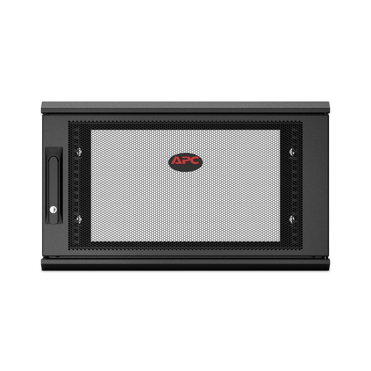 APC APC NetShelter WX 6U Single Hinged Wall-mount Enclosure 600mm Deep Wall mounted rack Black (AR106SH6)