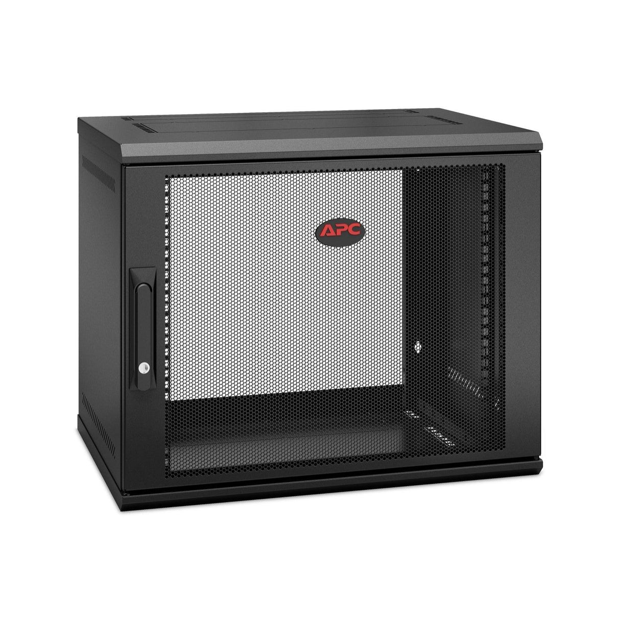 APC APC NetShelter WX 9U Single Hinged Wall-mount Enclosure 400mm Deep. Wall mounted rack Black (AR109SH4)