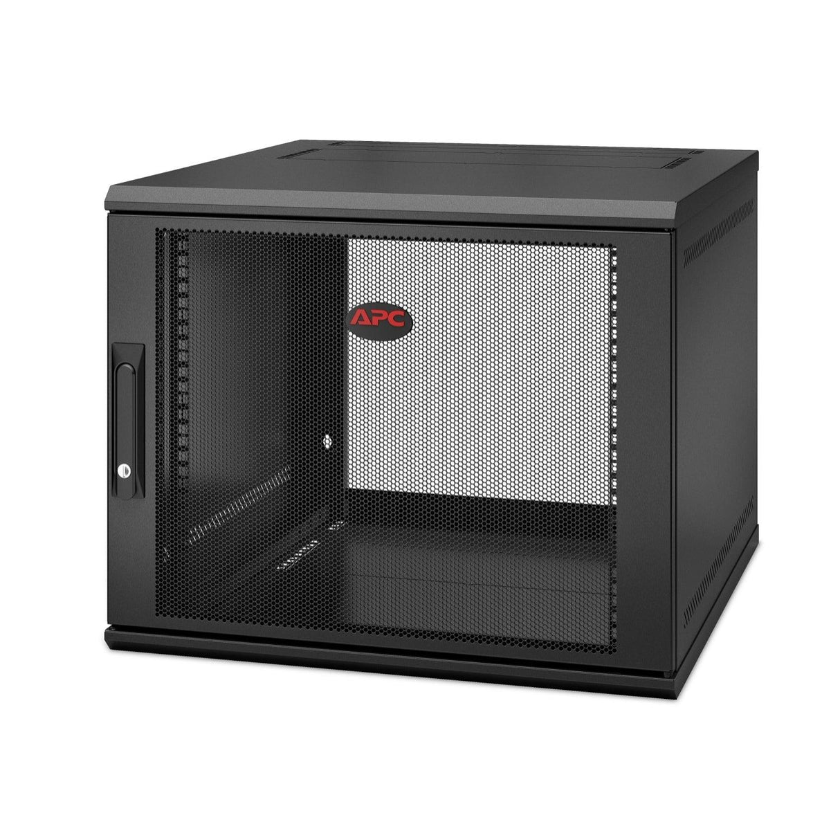 APC APC NetShelter WX 9U Single Hinged Wall-mount Enclosure 600mm Deep Wall mounted rack Black (AR109SH6)