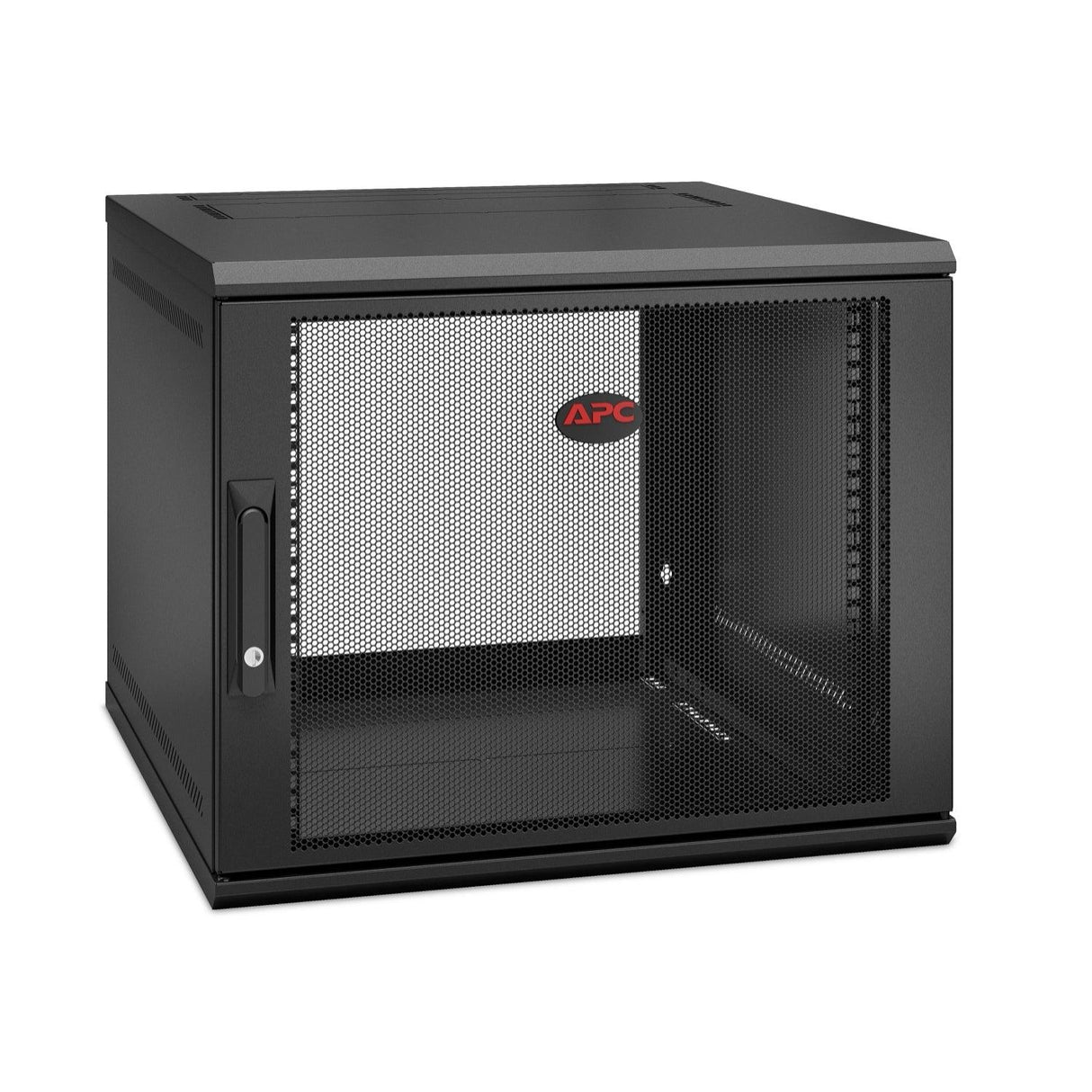 APC APC NetShelter WX 9U Single Hinged Wall-mount Enclosure 600mm Deep Wall mounted rack Black (AR109SH6)