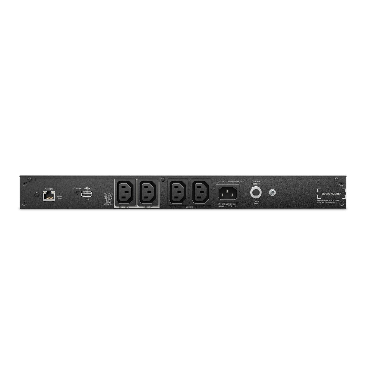 APC APC SMART-UPS C LI-ON 500VA SHORT DEPTH 230V NETWORK CARD uninterruptible power supply (UPS) Line-Interactive 0.5 kVA 400 W 4 AC outlet(s) (SCL500RMI1UNC)