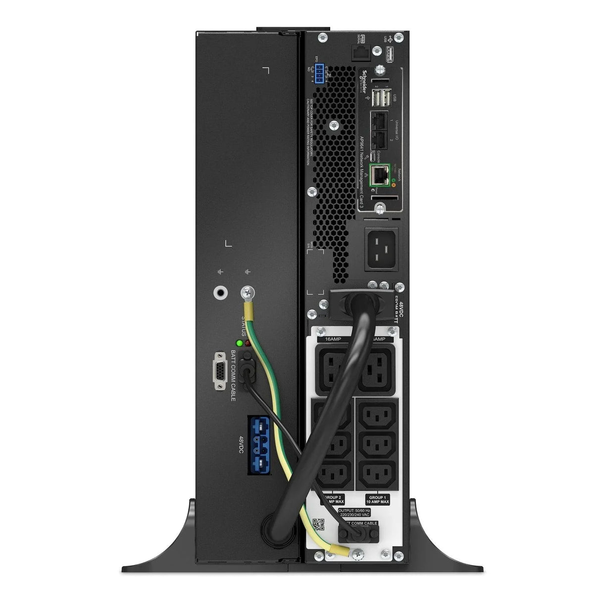APC APC Smart-UPS | 230V | 1980 W | 2200 VA | IEC 60320 C20 | 6 IEC 60320 C13 | 43.2 x 17.1 x 63.9 cm | 44.5 kg (SRTL2200RM4UXLI-NC)