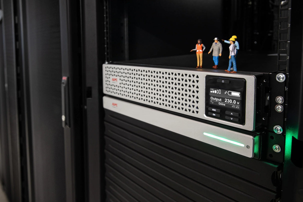 APC APC SMART-UPS SRT LI-ION 3000VA RM ACCS uninterruptible power supply (UPS) Double-conversion (Online) 3 kVA 2700 W 8 AC outlet(s) (SRTL3000RMXLI-NC)