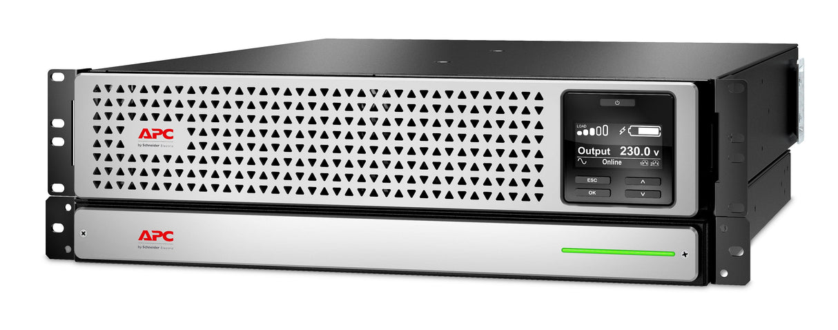 APC APC SMART-UPS SRT LI-ION 3000VA RM ACCS uninterruptible power supply (UPS) Double-conversion (Online) 3 kVA 2700 W 8 AC outlet(s) (SRTL3000RMXLI-NC)
