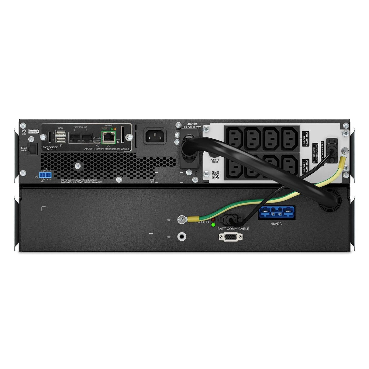 APC APC USV SRTL1000RM4UXLI-NC Li-Ionen uninterruptible power supply (UPS) Double-conversion (Online) 1 kVA 900 W (SRTL1000RM4UXLI-NC)