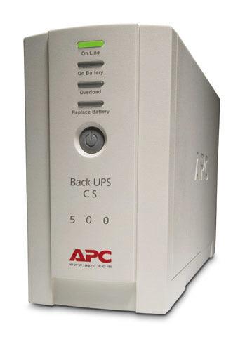 APC Back-UPS CS | 500VA|300W | Input 230V|Output 230V | Interface Port DB-9 RS-232 | USB (BK500EI)