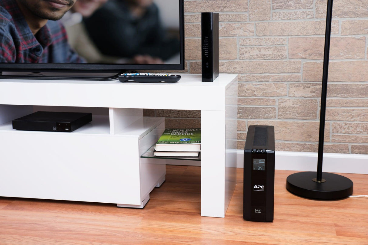 APC Back UPS Pro BR 650VA | 6 Outlets | AVR | LCD Interface (BR650MI)