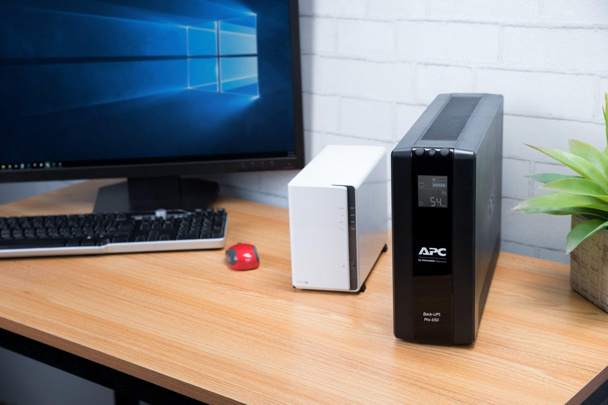 APC Back UPS Pro BR 650VA | 6 Outlets | AVR | LCD Interface (BR650MI)