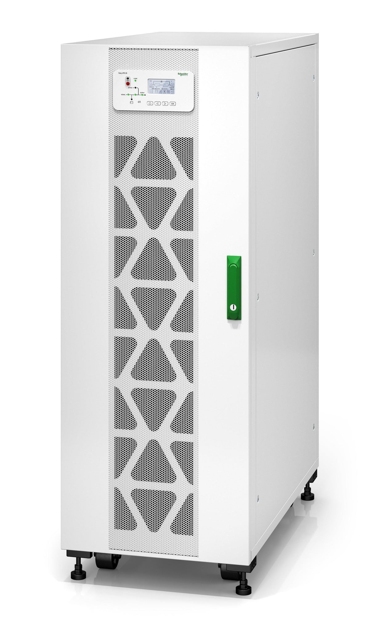 APC E3SUPS30K3IB | 30 kW | 30 kVA | 230V | 50|60Hz | VRLA | IP20 | 63 dB | 1400x500x996 mm (E3SUPS30K3IB)
