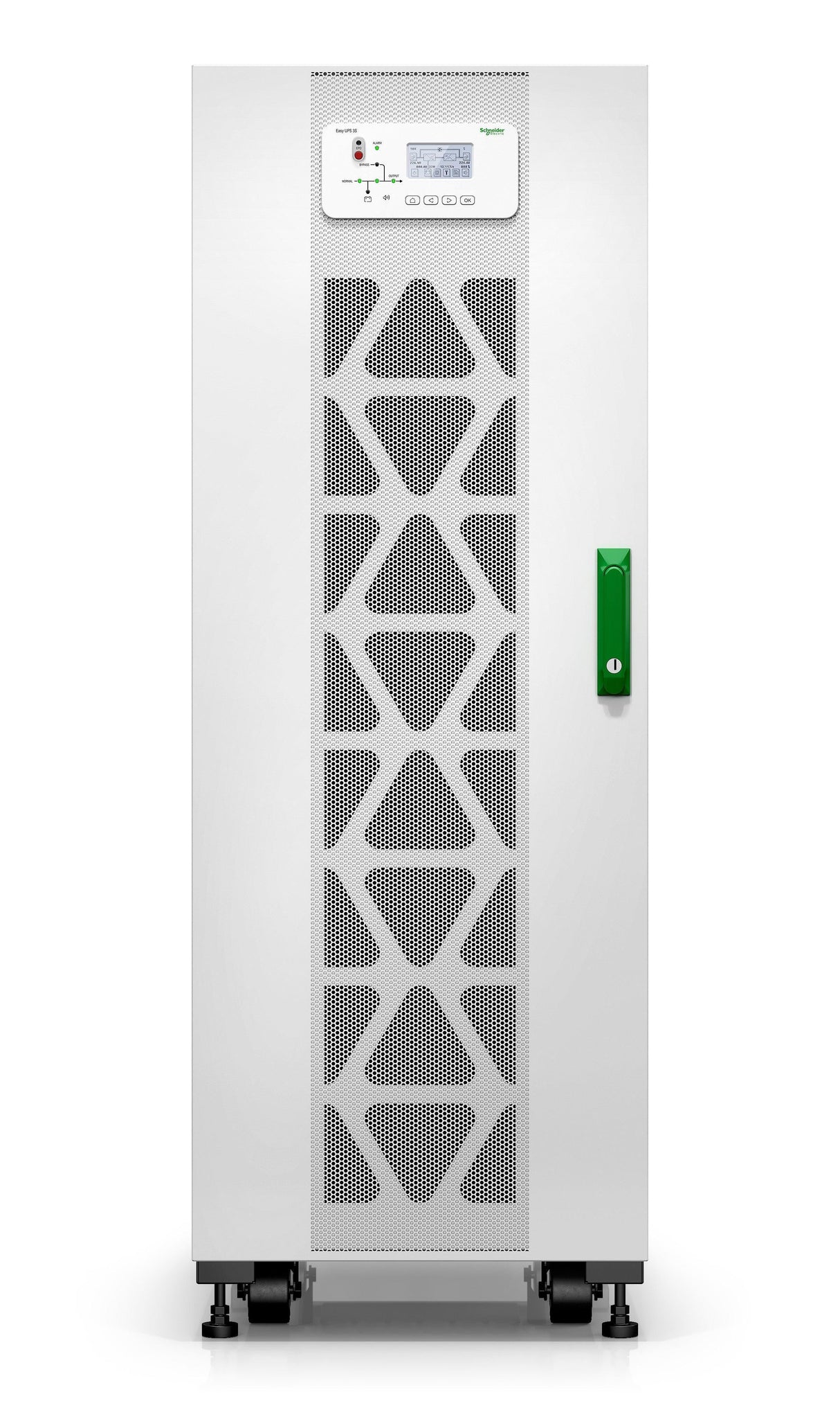 APC E3SUPS30K3IB | 30 kW | 30 kVA | 230V | 50|60Hz | VRLA | IP20 | 63 dB | 1400x500x996 mm (E3SUPS30K3IB)