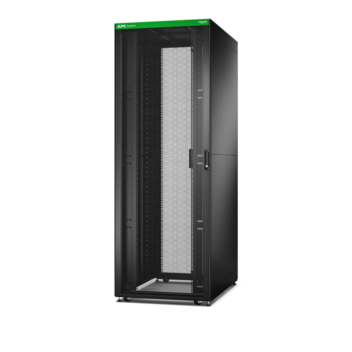 APC Easy Rack 800mm|48U|1200mm with Roof | Side panel |castors |feet and 4 Brackets | No Bottom | black (ER8822)