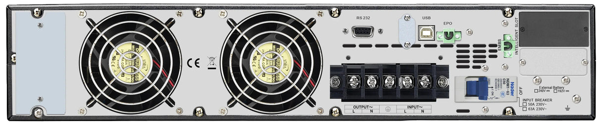 APC Easy UPS On-Line SRV RM | 6000 VA | 230V | w | Rail Kit (SRV6KRIRK)