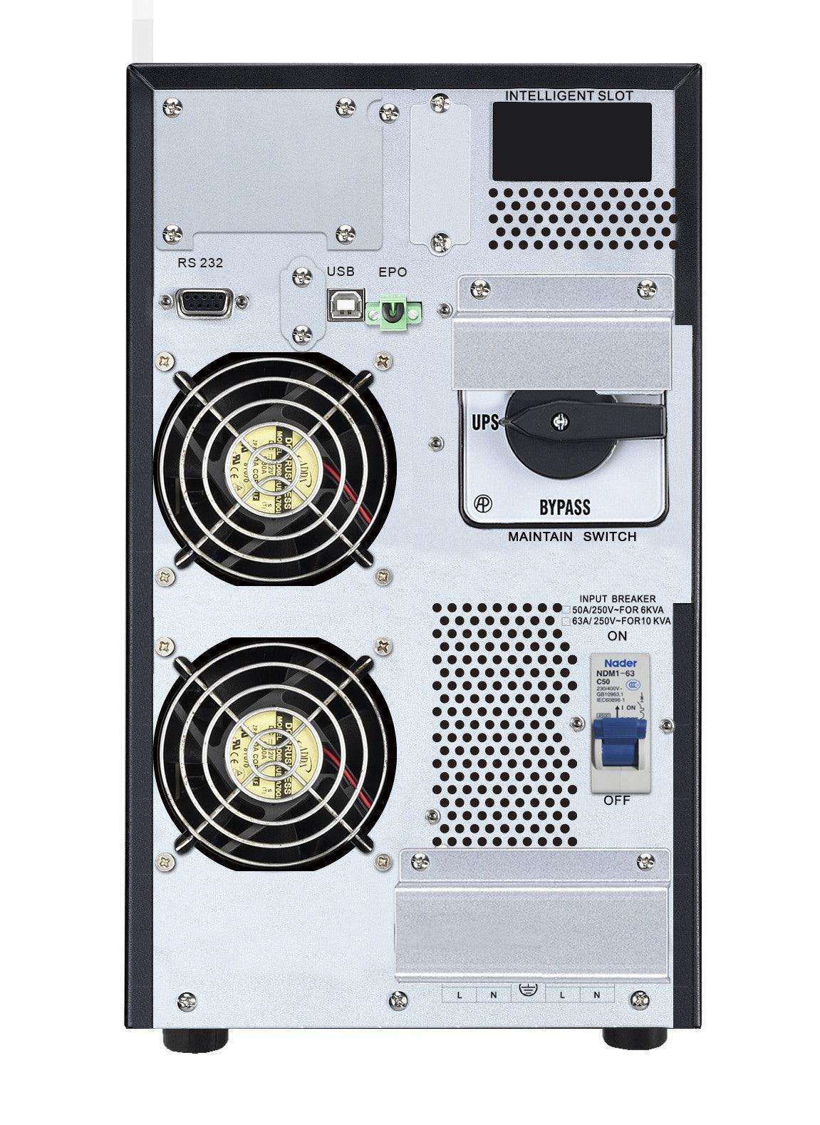 APC LCD Multi-function | 10.0kWatts | 10.0kVA | 230V | Hard Wire 3-wire | 600J | 76.5kg (SRV10KIL)