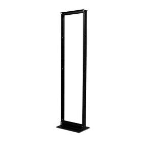 APC NetShelter 2 Post Rack 45U #12-24 Threaded Holes Black (AR201) - TechForGood