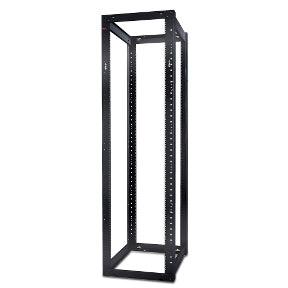 APC NetShelter 4 Post Open Frame Rack 44U #12-24 Threaded Holes (AR204A) - TechForGood