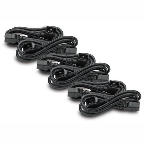 APC Power Cord Kit (6 ea) | C19 | C20 (90 degree) | 1.8m (AP98896F)
