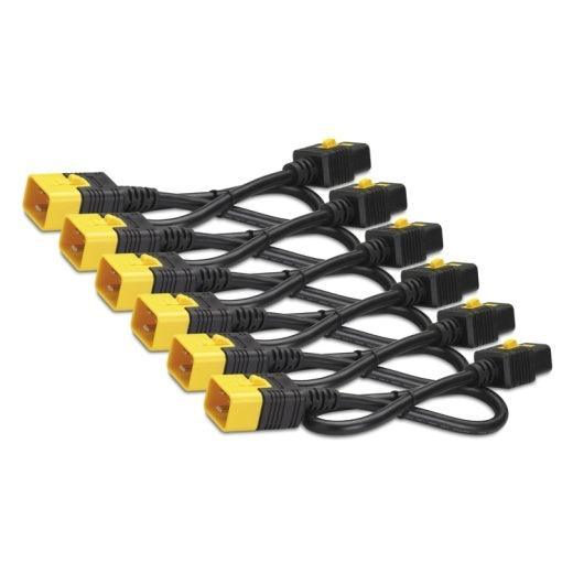 APC Power Cord Kit (6 EA) | Locking | C19 TO C20 | 1.8M | Red (AP8716SX340)