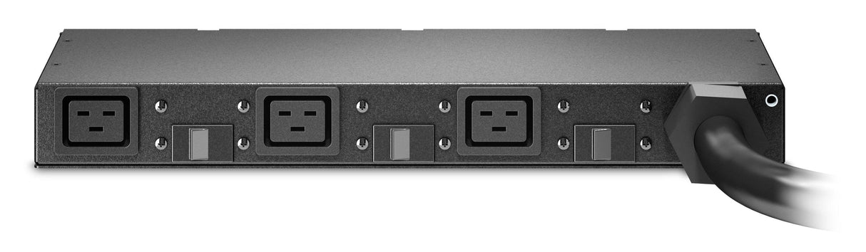 APC Rack PDU | Basic | 0U|1U | 220-240V | 48A | (3) C19 | Black (AP6038A)