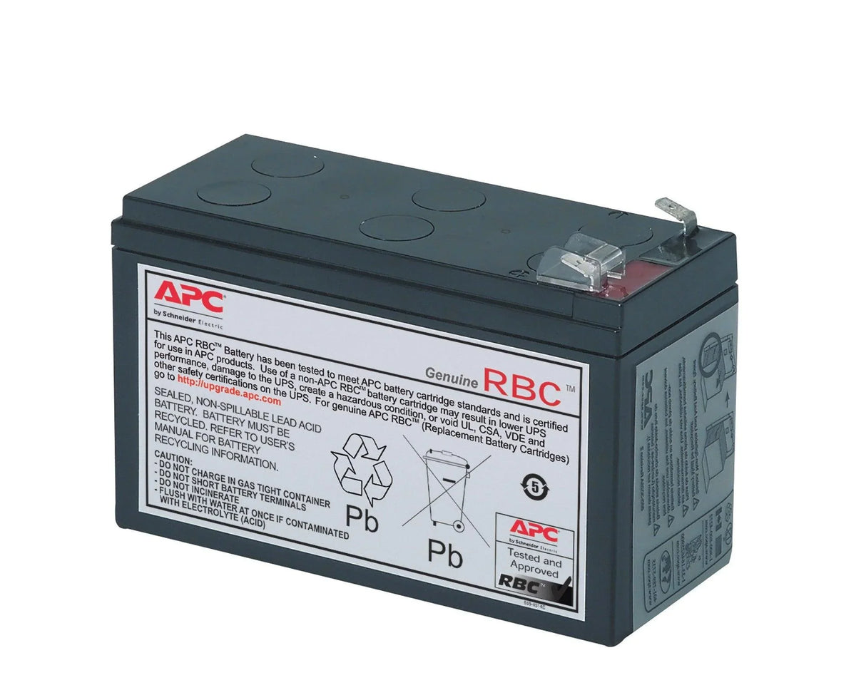 APC Replacement Battery Cartridge #17 | 108 VAh | Black (RBC17) - TechForGood