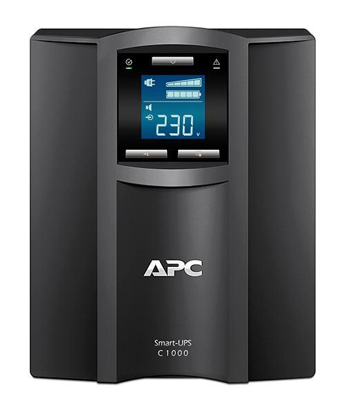 APC Smart-UPS C 1000VA - LCD | 230 V | 600 W | 5% THD | 8 x C13 | USB | 455 J | 17.27 kg (SMC1000I)