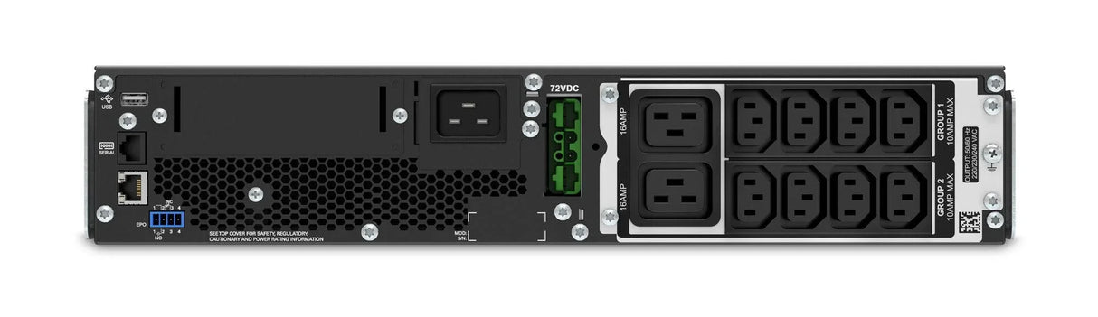 APC Smart-UPS SRT 2200VA | 230V | RJ-45 Serial | Smart-Slot | USB (SRT2200RMXLI)