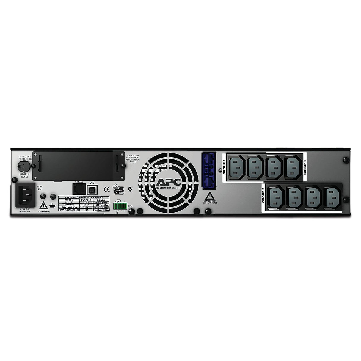 APC Smart-UPS X 1500VA Rack|Tower LCD 230V (SMX1500RMI2U)