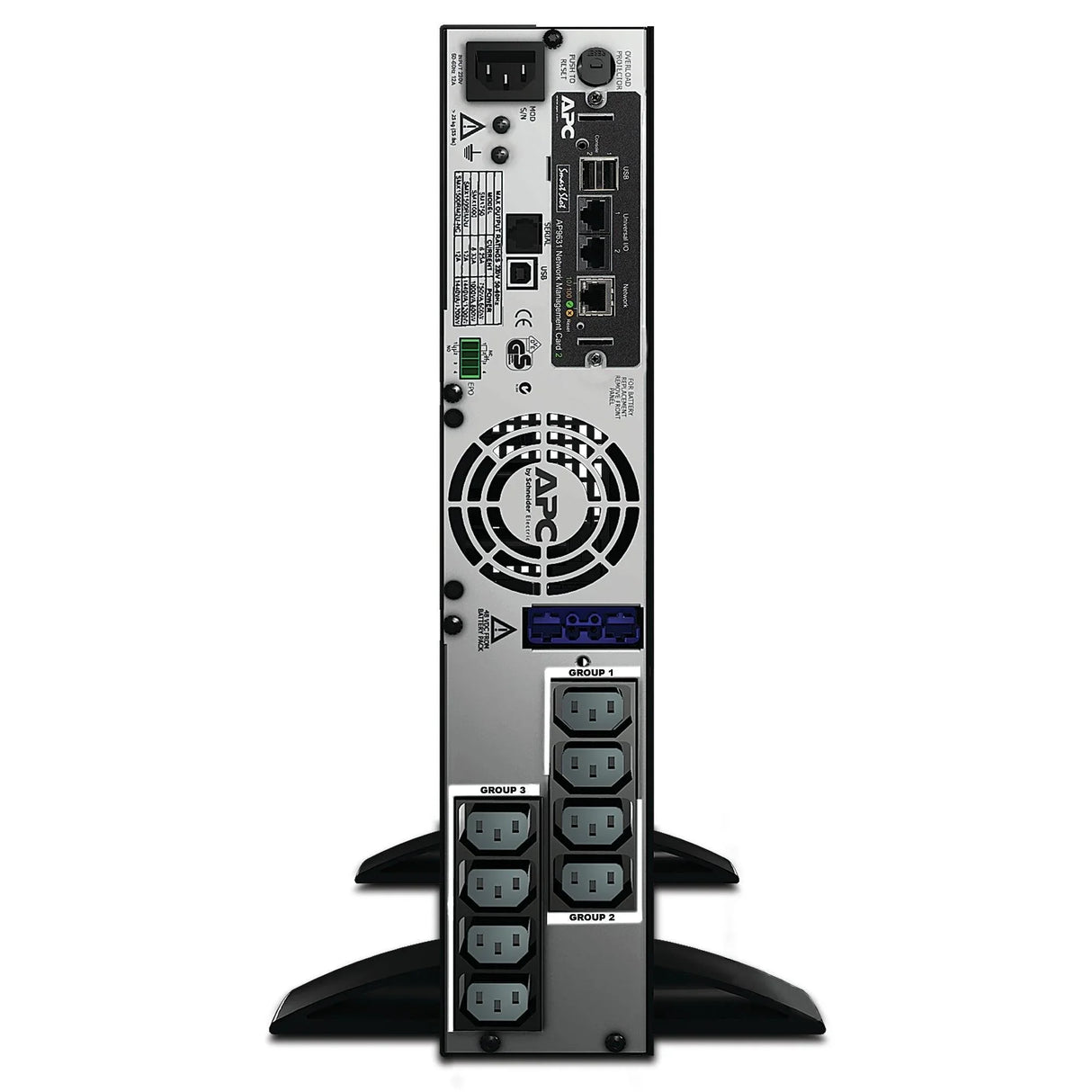APC Smart-UPS X 1500VA Rack|Tower LCD 230V with Network Card (SMX1500RMI2UNC)