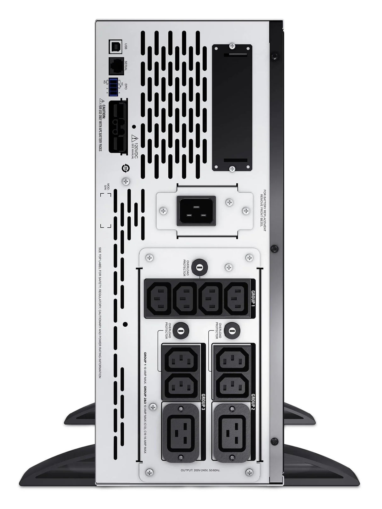APC Smart-UPS X 3000VA - LCD | 200-240V | 2700 W | 230V | 5% THD | SmartSlot | LED | 645 J | 4U | 38.64kg (SMX3000HV)