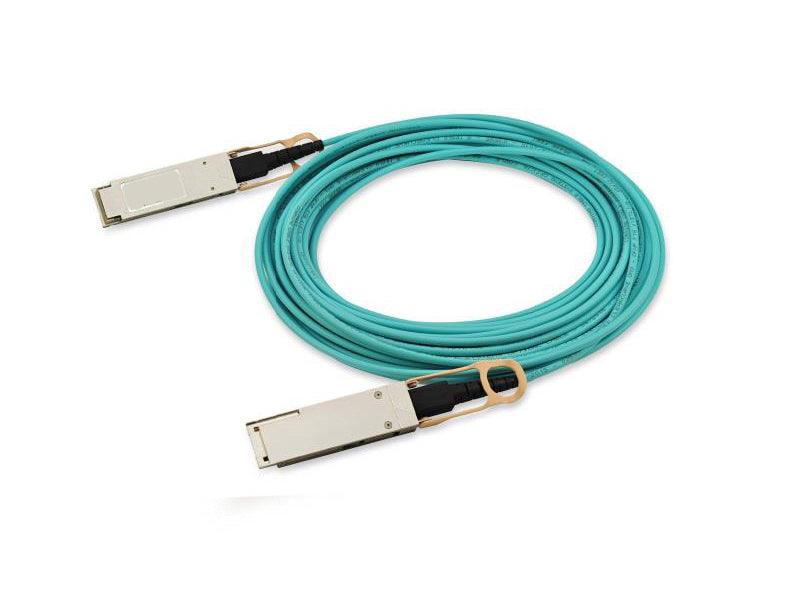 Aruba, a Hewlett Packard Enterprise company ARUBA 100G QSFP28 TO QSFP28 15M AOC PL-NV fibre optic cable Mint colour