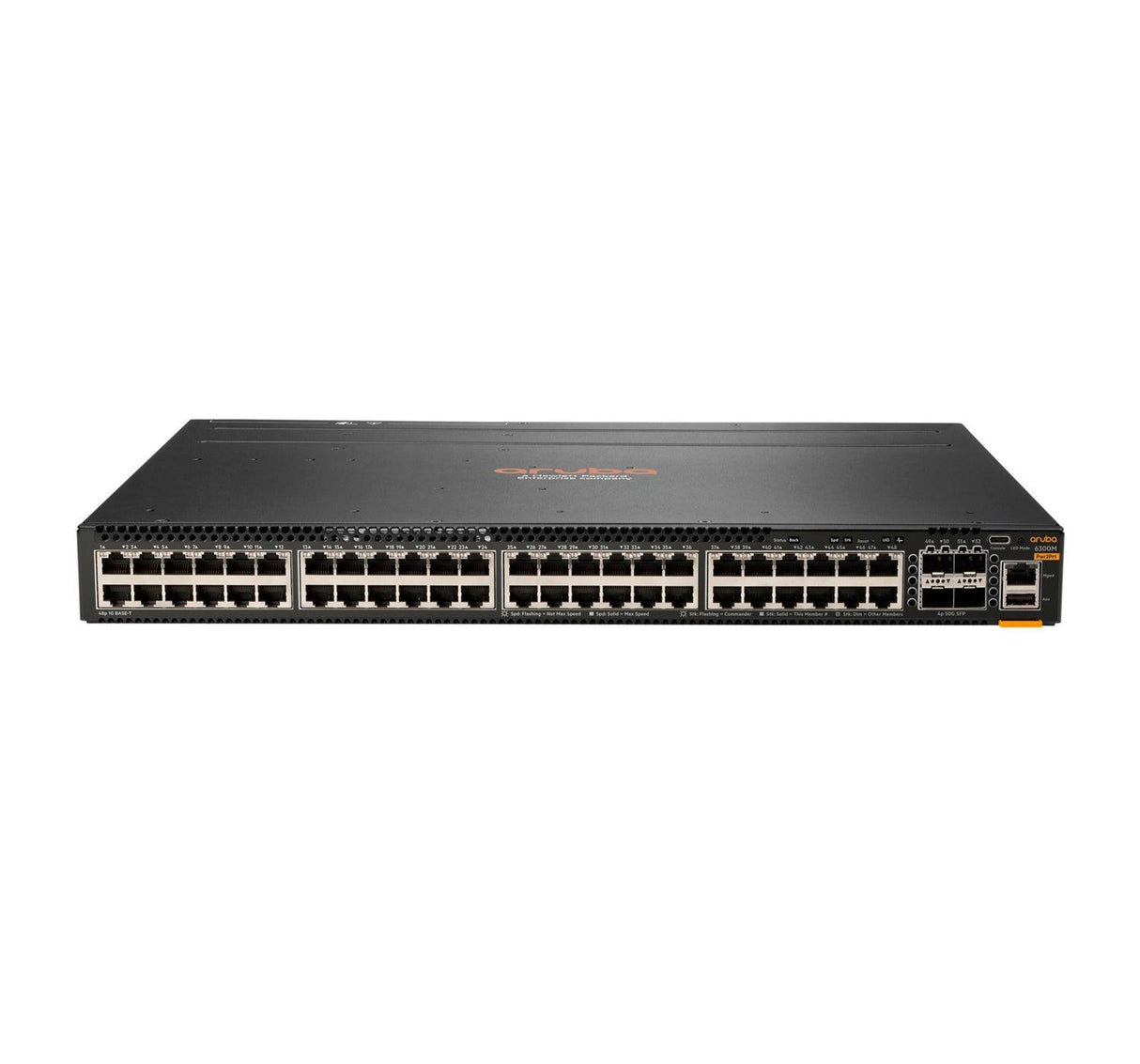 Aruba, a Hewlett Packard Enterprise company Aruba 6300M Managed L3 Gigabit Ethernet (10/100/1000) Power over Ethernet (PoE) 1U Black
