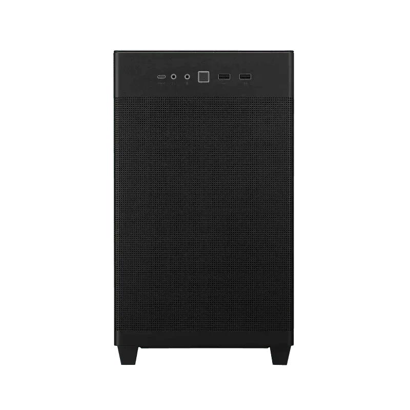 ASUS AP201 Prime Case Mesh Black Edition Micro ATX Case Mesh Panels Support 360mm Cooler supports ATX PSUs up to 180mm. graphics card up to 338mm