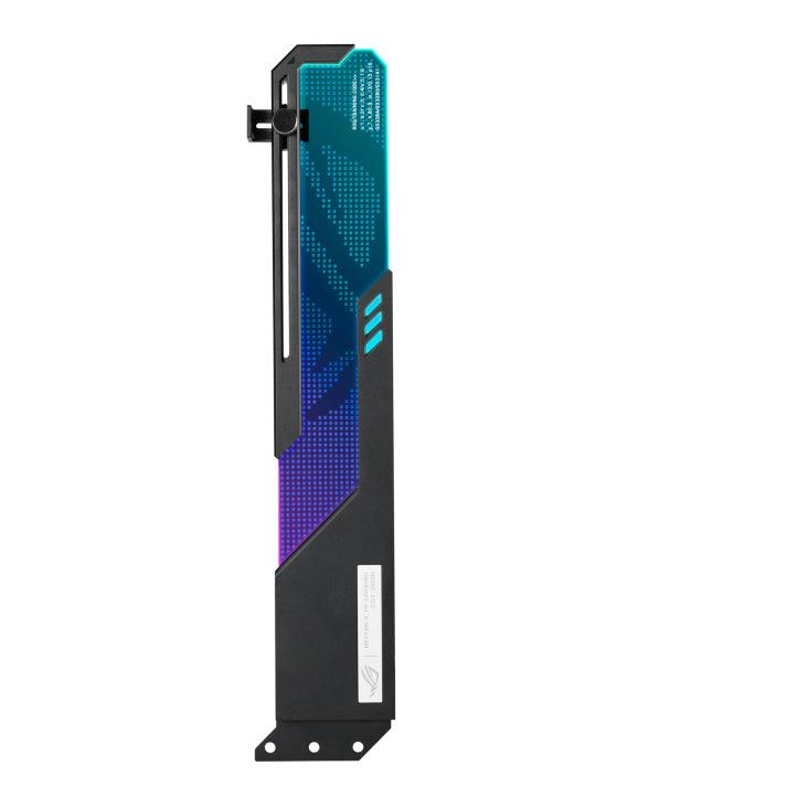 ASUS Graphics Card Holder Supports All ATX Size Chassis | Eliminate Sag | Tough Aluminium Alloy | Swappable Acrylic Plate | Aura Sync (ROG-WINGWALL-HOLDER)