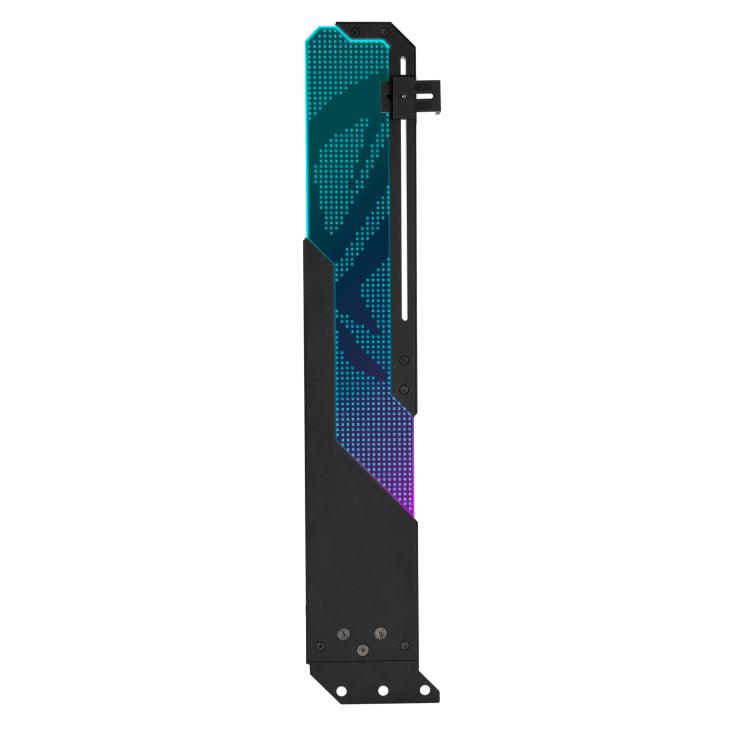 ASUS Graphics Card Holder Supports All ATX Size Chassis | Eliminate Sag | Tough Aluminium Alloy | Swappable Acrylic Plate | Aura Sync (ROG-WINGWALL-HOLDER)