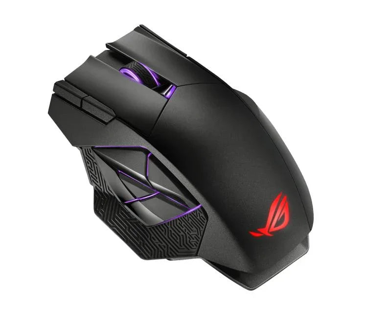 ASUS ROG SPATHA X – Wireless (Bluetooth + 2.4GHz) / 19000 DPI / 12-Button – Gaming Mouse
